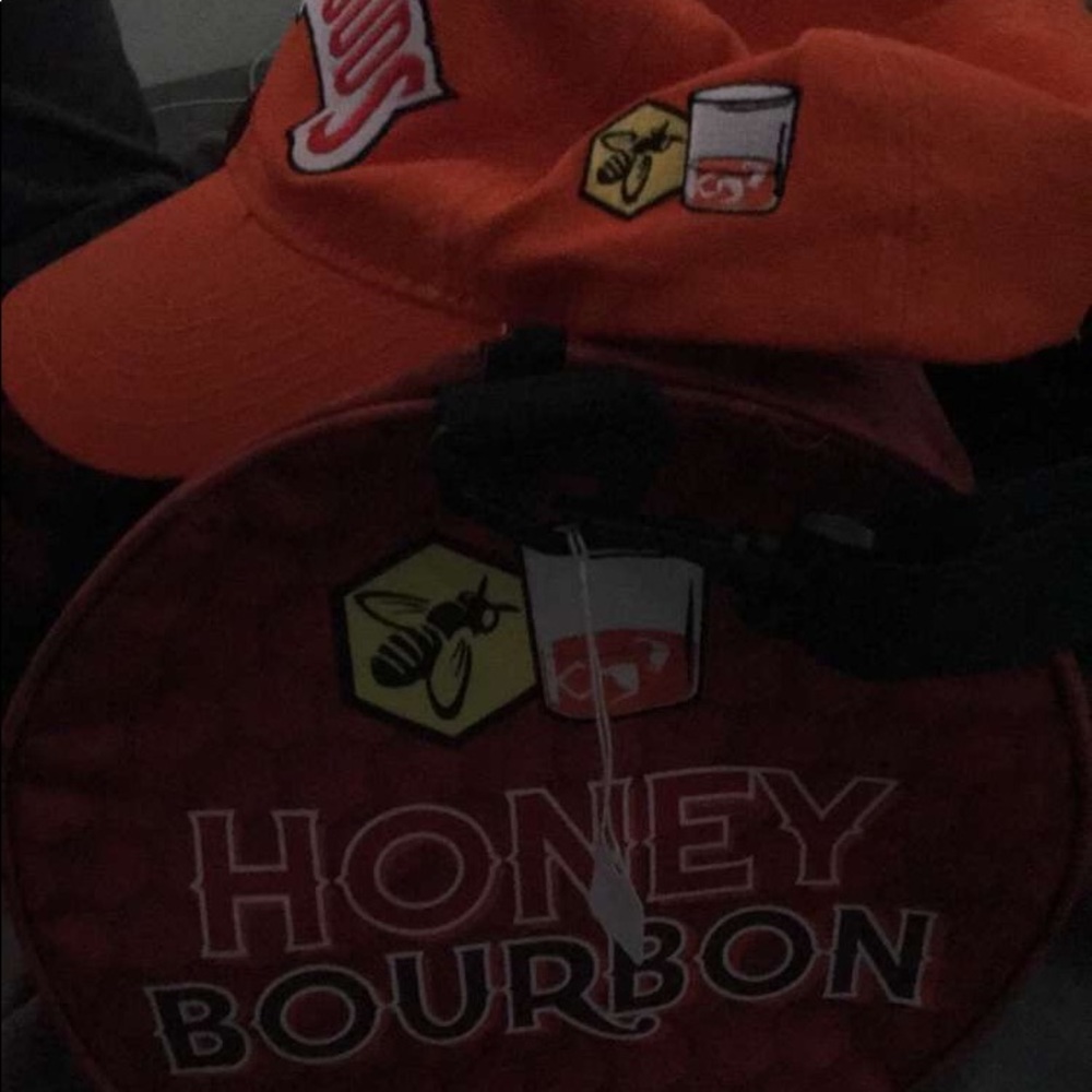 Backwoods duffel bag and backwoods cap